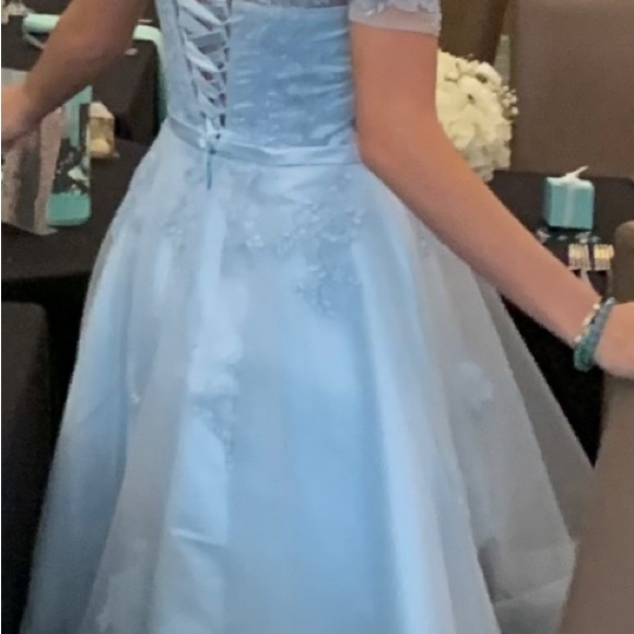 Womens, asymmetrical homecoming dress, size 2. - Picture 7 of 7